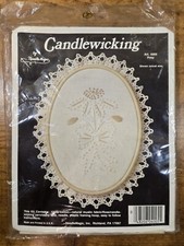Candlewicking Cross-Stitch "POSY" Pattern Kit by Needle Magic, Complete Kit, New