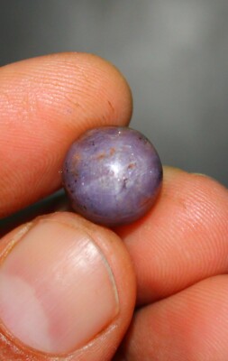 Ruby Star Sapphire Gemstone, 6 Rays Natural Round Ruby Star stone cabochon 16.20