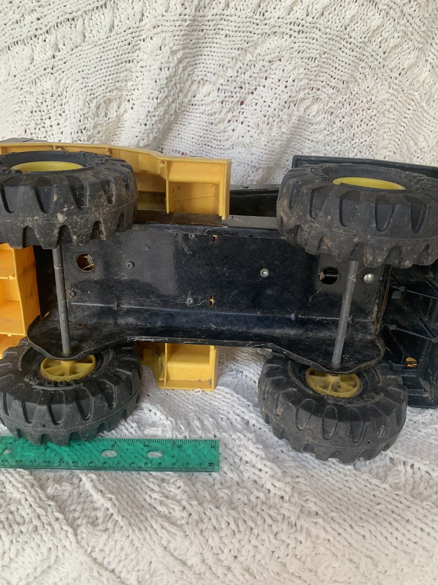 Vtg. Tonka Turbo Diesel Steel Back Hoe Excavator Shovel Truck XMB