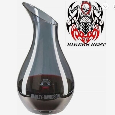 Harley-Davidson Smoke Grey Wine Decanter