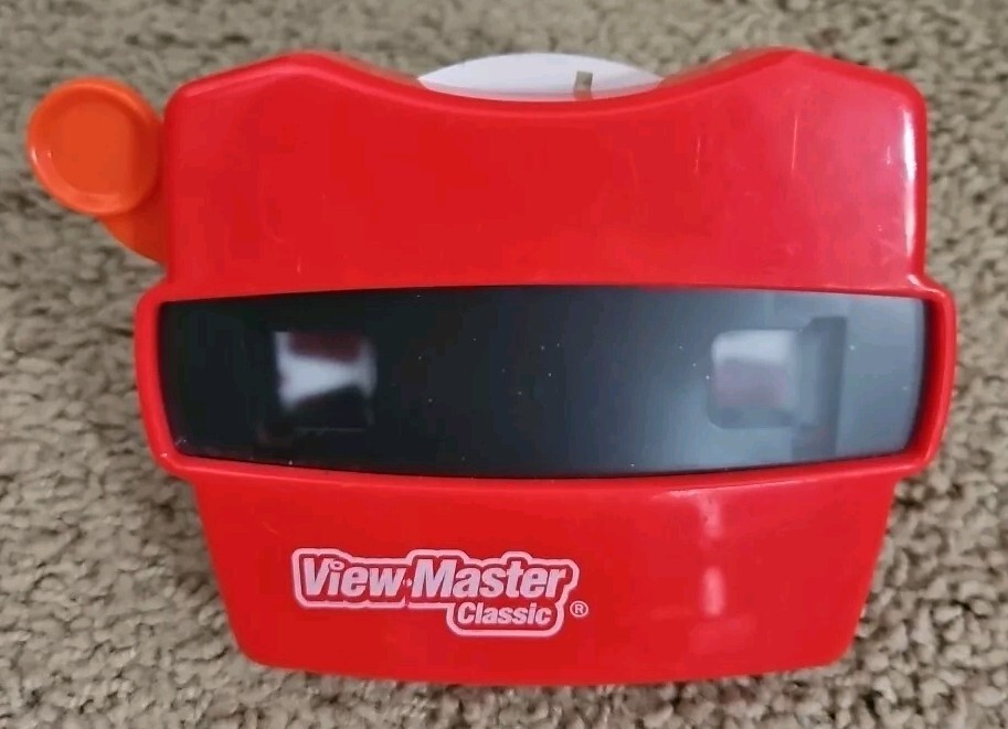 [ヴィンテージ] Viewmaster 3Dビューアー＋リール8種セット Vintage View Master 3D Viewer Red Classic Viewmaster Toy