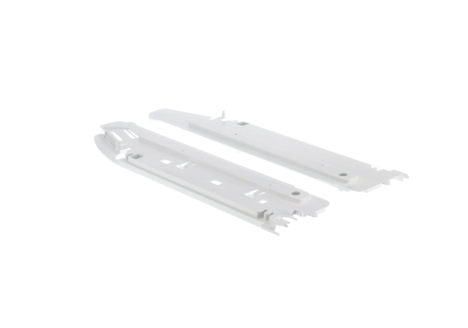 Whirlpool White Refrigerator Drawer Tracks Kit W11197396