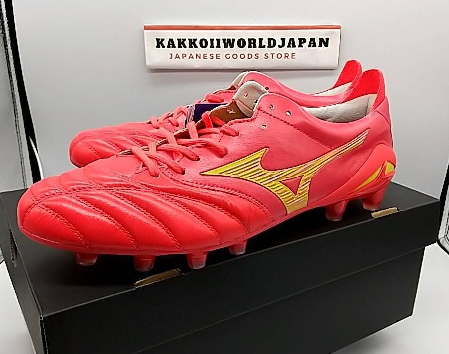 Mizuno Soccer Cleats MORELIA NEO 4 JAPAN Fairy Coral P1GA2330 64 MADE