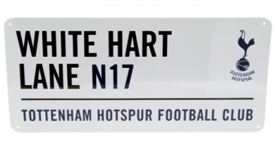 Targa Stradale Tottenham Hotspur - White Hart Lane N17, Acciaio, 18x40 Cm - Foto 13