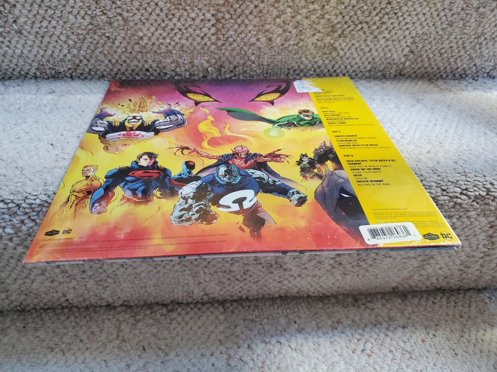 DC Comics Dark Nights Death Metal Soundtrack 2LP Orange Vinyl Walmart