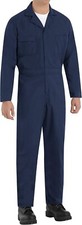 Red Kap Long Sleeve Speedsuit, Navy, Large Long