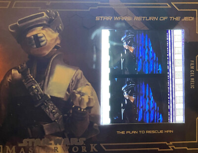 STAR WARS 2017 TOPPS MASTERWORK FCR-23 FILM CEL RELIC THE PLAN TO RESCUE HAN V2
