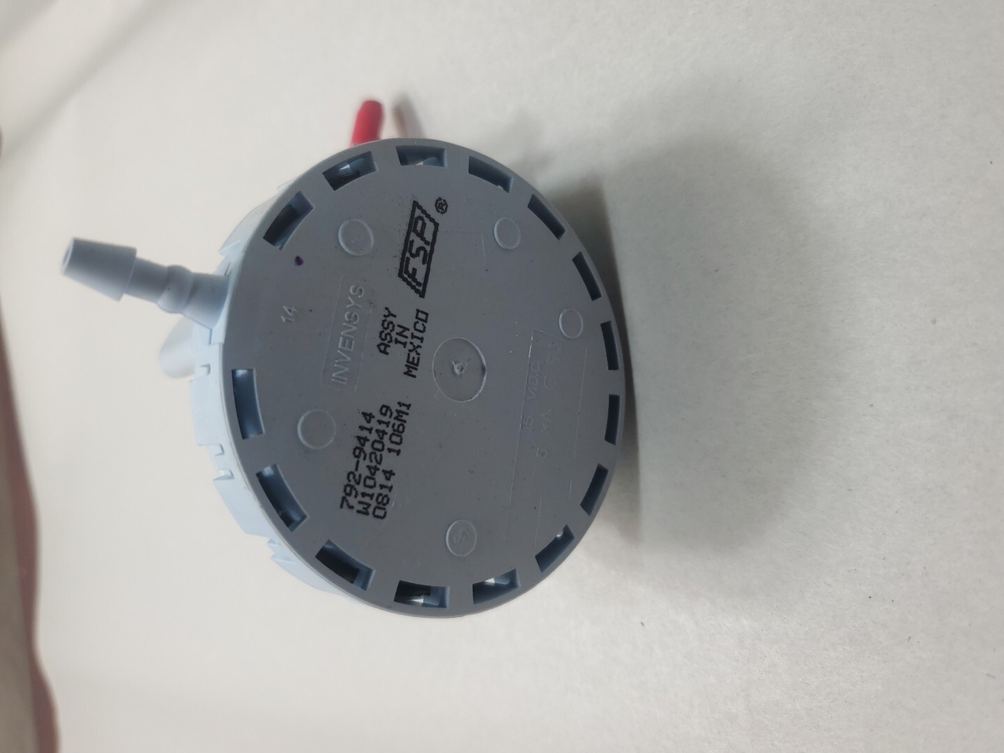 W10420419 Whirlpool Washer Pressure Switch