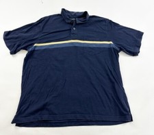 Eddie Bauer Polo Shirt Men s XL Blue Short Sleeve