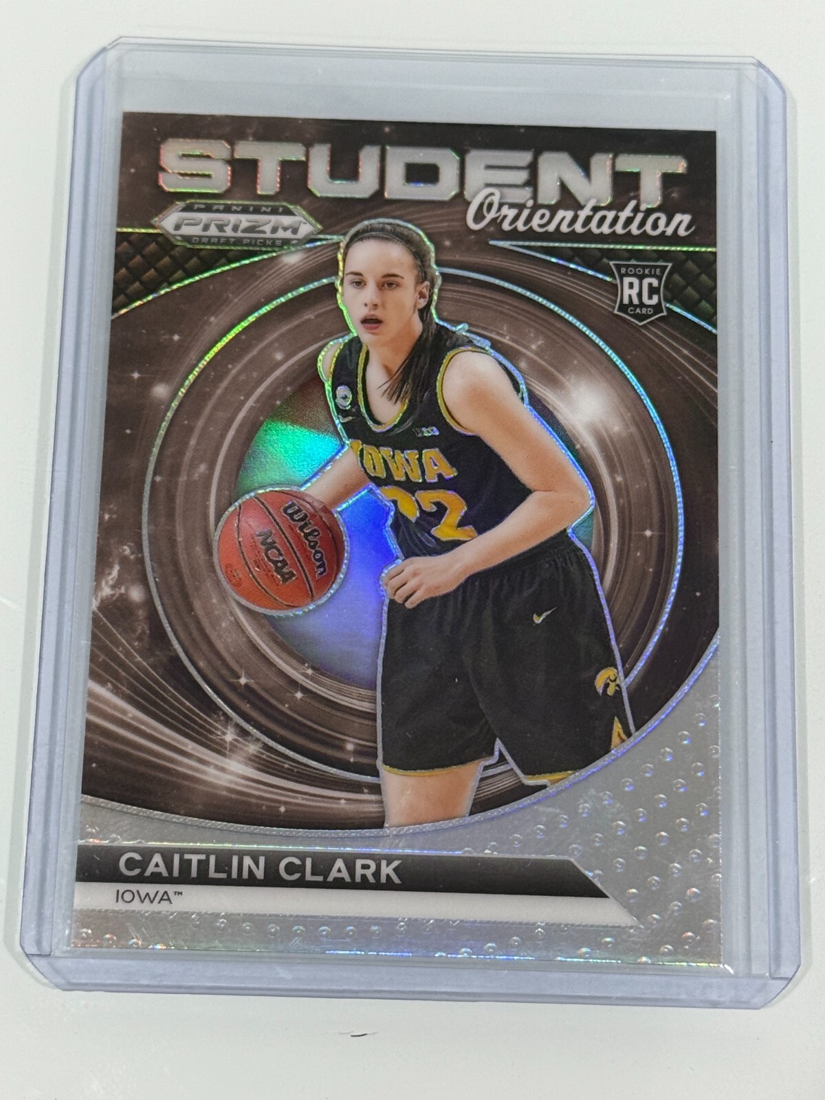 Caitlin Clark * 2024 Prizm Draft Picks Student Orientation #22..FRESH....
