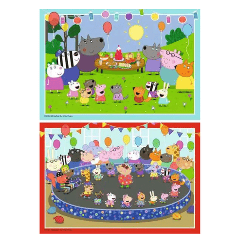 Rompecabezas Peppa Pig ~ 2x24 piezas Ravensburger 4+ - Imagen 2 de 4