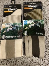 Lot Of 2 New Tredstep Ireland Pure Sheer Ultra Socks  Men’s Size 41-45