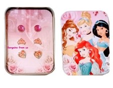 DISNEY PRINCESS 3 Piece Earring Set in Gift Tin