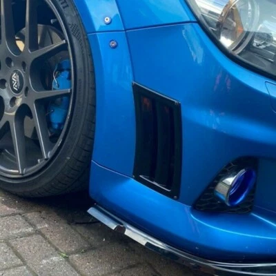 Vauxhall Opel Astra Vectra Zafira VXR ventilación lateral universal ABS NEGRO BRILLANTE