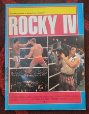 ROCKY IV  Original VERY RARE UK Movie POSTER Programme 1985 SYLVESTER STALLONE