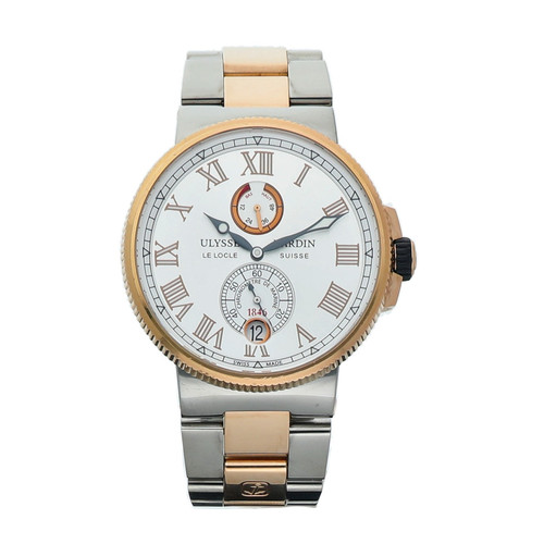 Ulysse Nardin Marine Chronometer 45 mm 18k Rose Gold/Steel Automatic Men's Watch