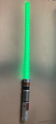 Disney Star Wars Galaxy's Edge Green Lightsaber Lights & Noise