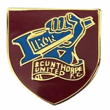 New Scunthorpe Football Crest Pin Badge, Scunthorpe United Football Pin Badge