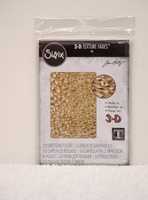 NEW SIZZIX TIM HOLTZ 3D TEXTURE FADES  CRACKLE  EMBOSSING FOLDER