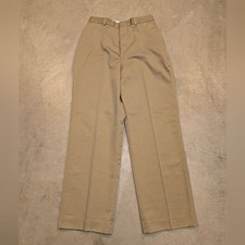 VTG 90s Land End Kakis Women's 10 USA Made Brown