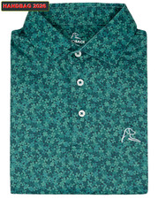 Rhoback The Irish Camo Men Golf Polo Shirt Performance Stretch S-3XL 115