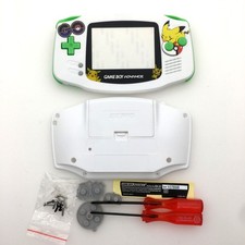 Pika-chu GO White GBA Housing Shell Case cover Kit For Nintendo Game Boy Advance