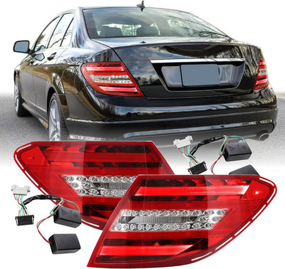 USR 08-11 W204 2D/4D Tail Light   Rear Tail Lamps 2Pc Set (Left + Right) Compati