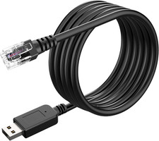 Radar Detector Cable, USB to RJ11 Plug Cable,Replacement Power Line of Radar Det