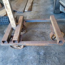 250mm steel wheels trolley, collectable??