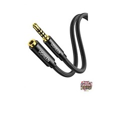 NEW UGREEN Earphone Extension Cable 3.5mm Audio Cable 4-pole/TRRS Nylon Braided