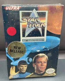 Vintage NES Nintendo Star Trek 25th Anniversary Store Display Game Sealed Ultra