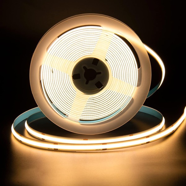 Pautix COB LED Streifen Warmweiss 2700K DC24V, 2M 480Leds/M CRI93+ LED Strip-image