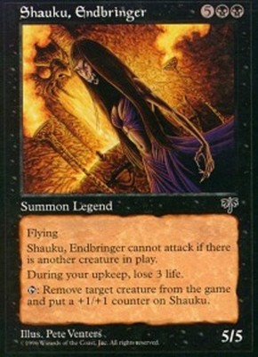 1x Shauku, Endbringer MTG - Mirage - Heavy Play