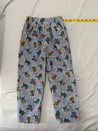 Vintage Carter's Kid's Corduroy Pants Floral Size 5