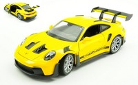 Welly 1/24 Porsche 911 992 GT3 Rs Gelb Statisches Modell Diecast