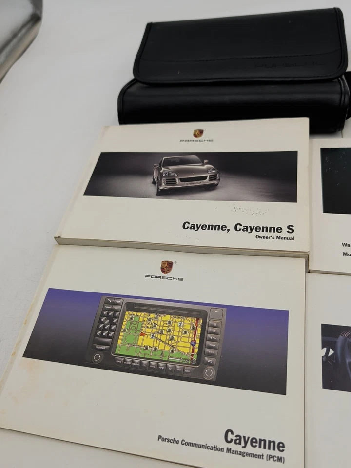 Porsche Cayenne 2008 juego manual del propietario con estuche Cayenne S Turbo navegación Foto 2 de 4