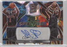 2021 Spectra Full Spectrum Signatures Astral Prizm 18/49 Jamal Crawford Auto s3g