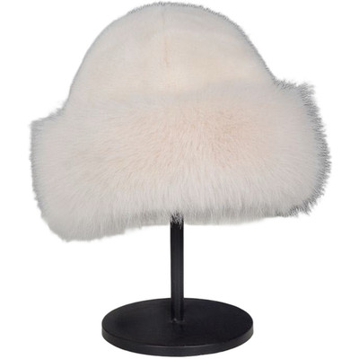 Verdickte Winter Kuppel Beanie Mütze mit weichem Faux Plüsch Material Unisex D