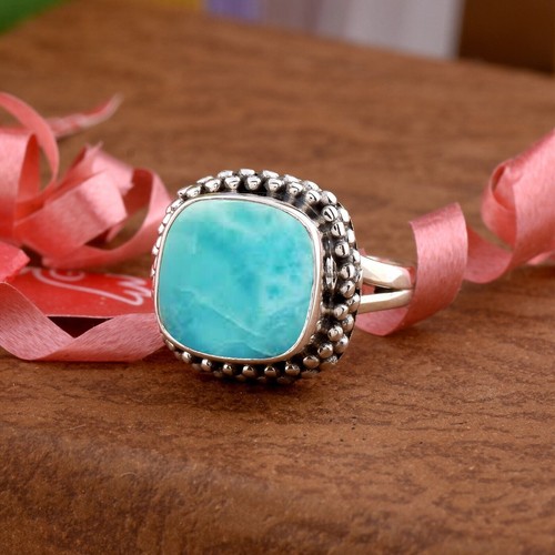 Anillo de regalo de boda único joyería hecha a mano de plata esterlina 925... - Imagen 2 de 5