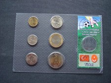 TOP Türkei KMS! Kursmünzensätze zur Fußball WM 2006! OVP! RAR!