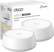TP-Link Deco 7 BE23 Dual-Band BE3600 WiFi 7 Mesh Wi-Fi System 2-Pack New  