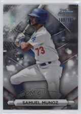 2023 Bowman Sterling Prospects Refractor 189/199 Samuel Munoz #BSP-69 0q1p