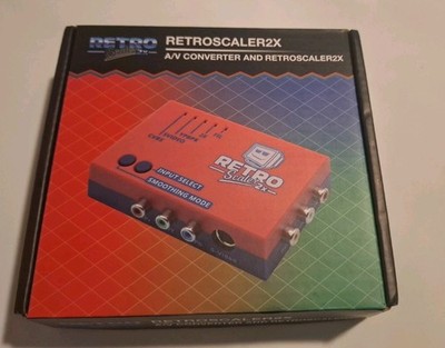 RetroScaler2x AV to HDMI Up-Scaler Converter Line-Doubler Retro Console