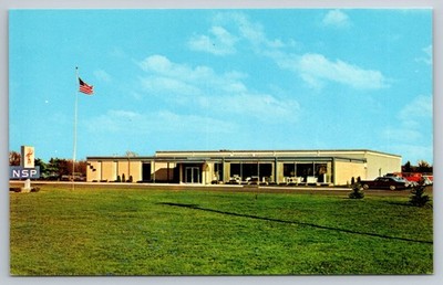 Amery Wisconsin Northern States Power Company Service Center Vintage Postcard