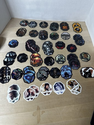 #ad Winn Dixie Disney Star Wars Cosmic Shells Lot Of 63 $4.48