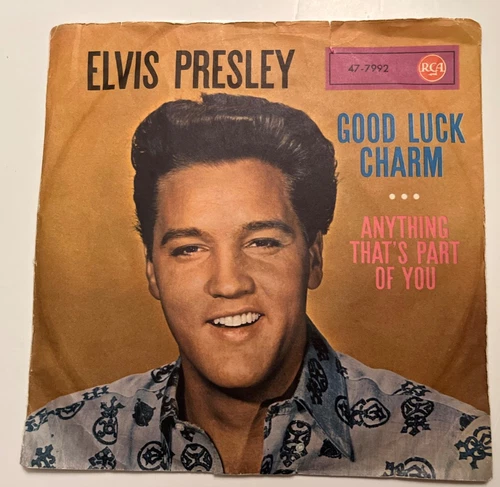 Elvis Presley - Good Luck Charm - Germany RCA PS 45 EX