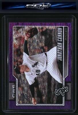 2026 Topps #648 Jonathan Cannon Purple Holo Foil #/250