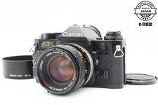 Exc 4 Canon AE-1 PROGRAM SLR Film Camera BLACK FD 50mm f/1.4 S.S.C. Lens JAPAN