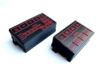 Nissan S13/ 240SX/ Silvia - Fuse Box Covers Pair - Red