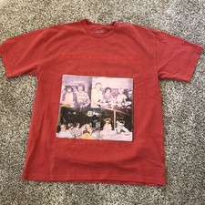 Official 2025 Zach Bryan Great American Bar Scene Rust Orange Tour Shirt  Sz L